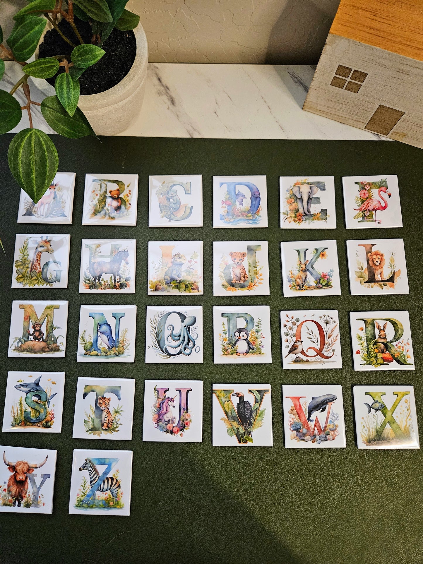 Whimsy Alphabet Magnet Set