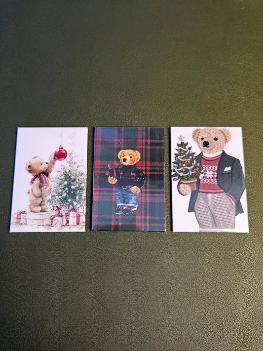 BEARY Christmas Magnets 3pk - Pre-Made Bundles