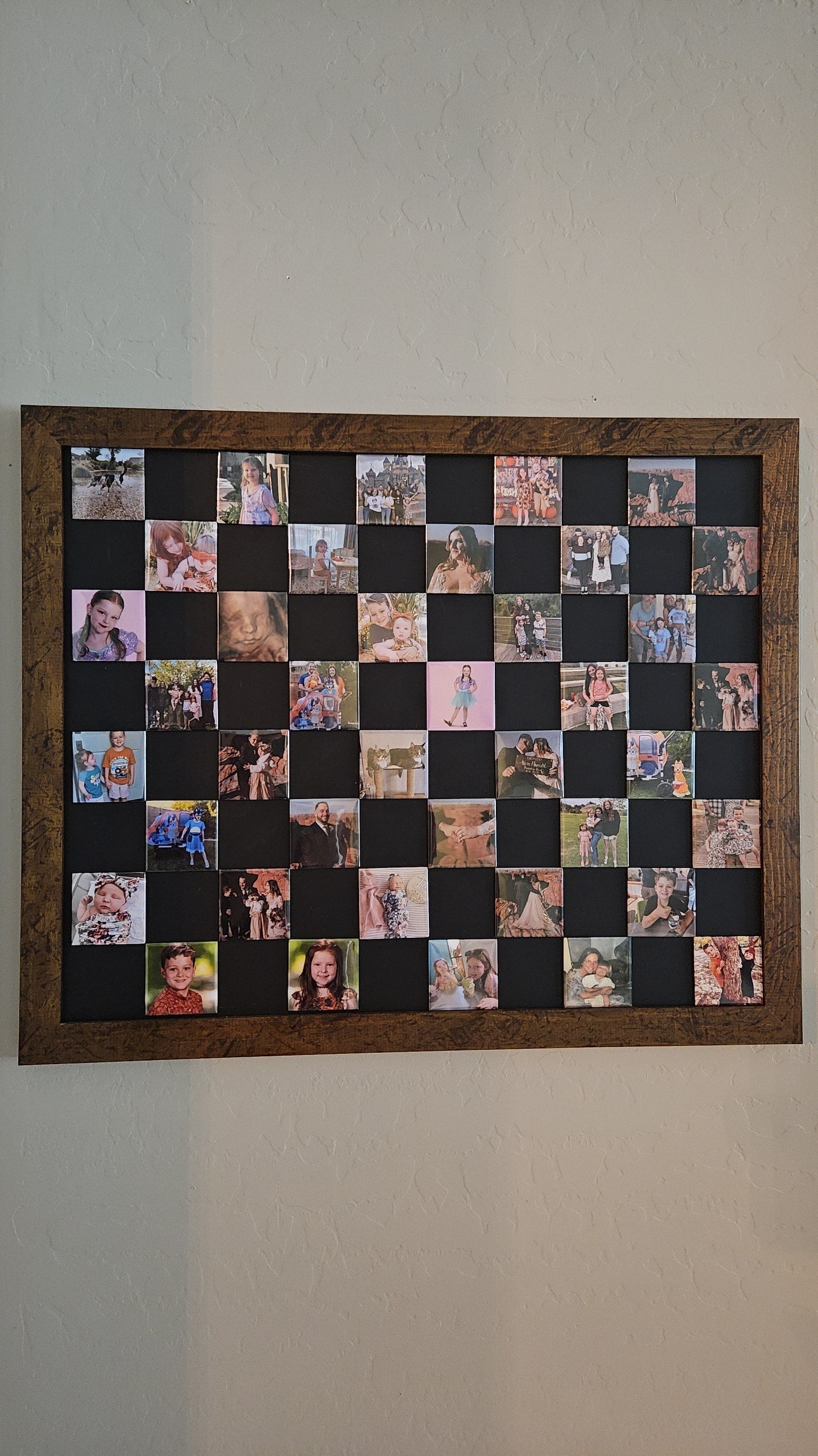 18in x 22in Rustic Framed Wall Magnet Board